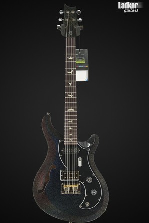 PRS S2 Vela Semi-Hollow Black Rainbow Holoflake Limited Edition 1 Of 25