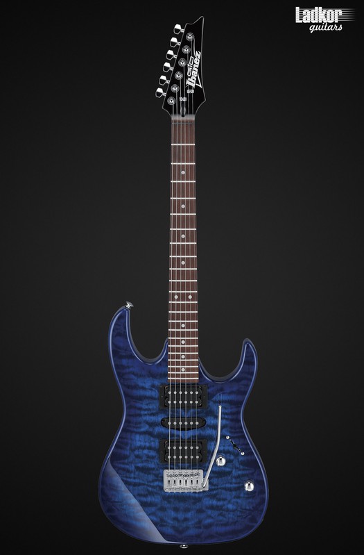 Ibanez GRX70QA Transparent Blue Burst