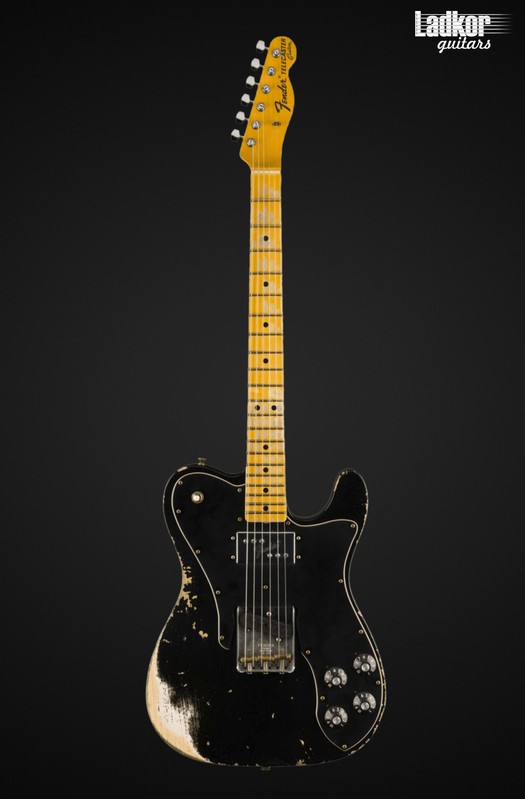 Fender Custom Shop '70S Telecaster Custom Heavy Relic Aged Black  Limited Edition