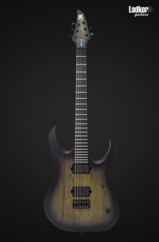 Mayones Duvell 6 Black Limba Trans Natural Black Burst Matt