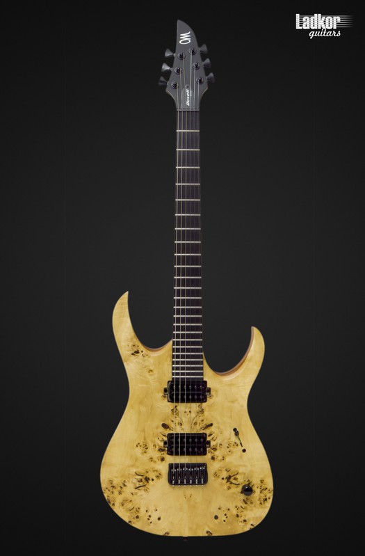 Mayones Duvell Elite 6 Eye Poplar 3A Mahogany Khaya Trans Natural Matt