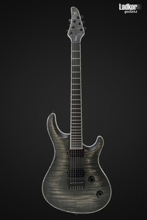 Mayones Regius Core 6 Flamed Maple 3A Swamp Ash Antique Black Matt