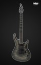 Mayones Regius Core 6 Flamed Maple 3A Swamp Ash Antique Black Matt