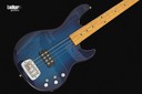 G&L USA Custom L1200 Blue Transparent 4 String Bass