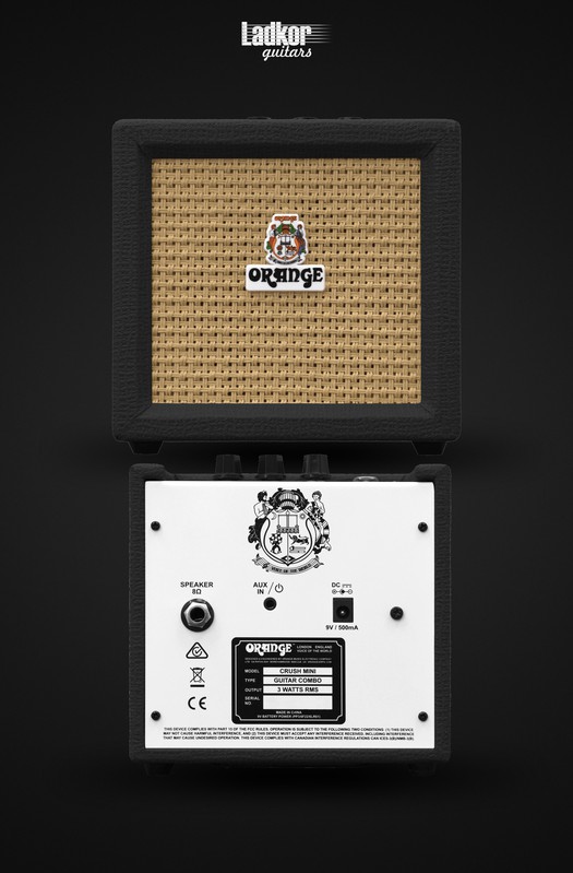 Orange Crush Mini Black 1x4" 3-Watts Guitar Combo