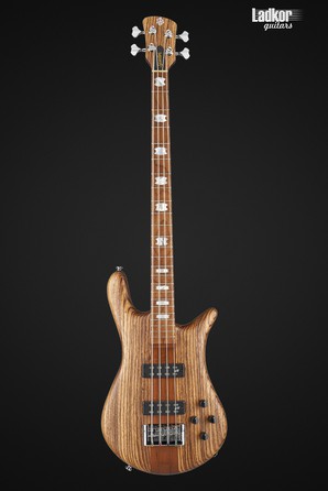 Spector Euro 4 RST Zebrawood Natural Matte Limited Edition 4 String Bass
