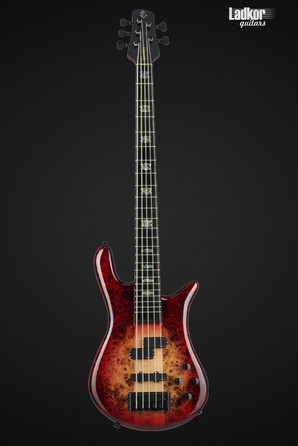 Spector Euro 5 CST Natural Red Burst Gloss 5 String Bass
