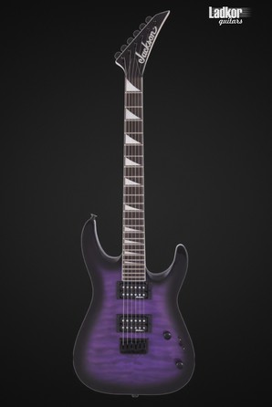 Jackson JS Series Dinky Arch Top JS32Q DKA HT Transparent Purple Burst