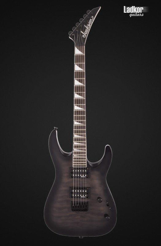 Jackson JS Series Dinky Arch Top JS32Q DKA HT Transparent Black Burst