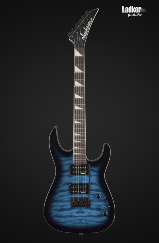 Jackson JS Series Dinky JS20 DKQ 2PT Transparent Blue