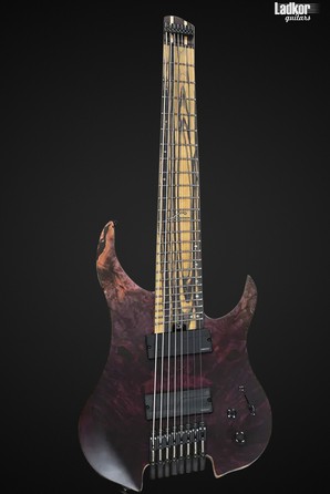 Legator G8FX Ruby Ghost Headless Fanned Fret Multi Scale 8 String X Series