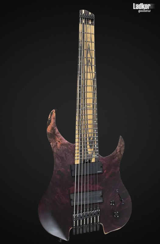 Legator G8FX Ruby Ghost Headless Fanned Fret Multi Scale 8 String X Series