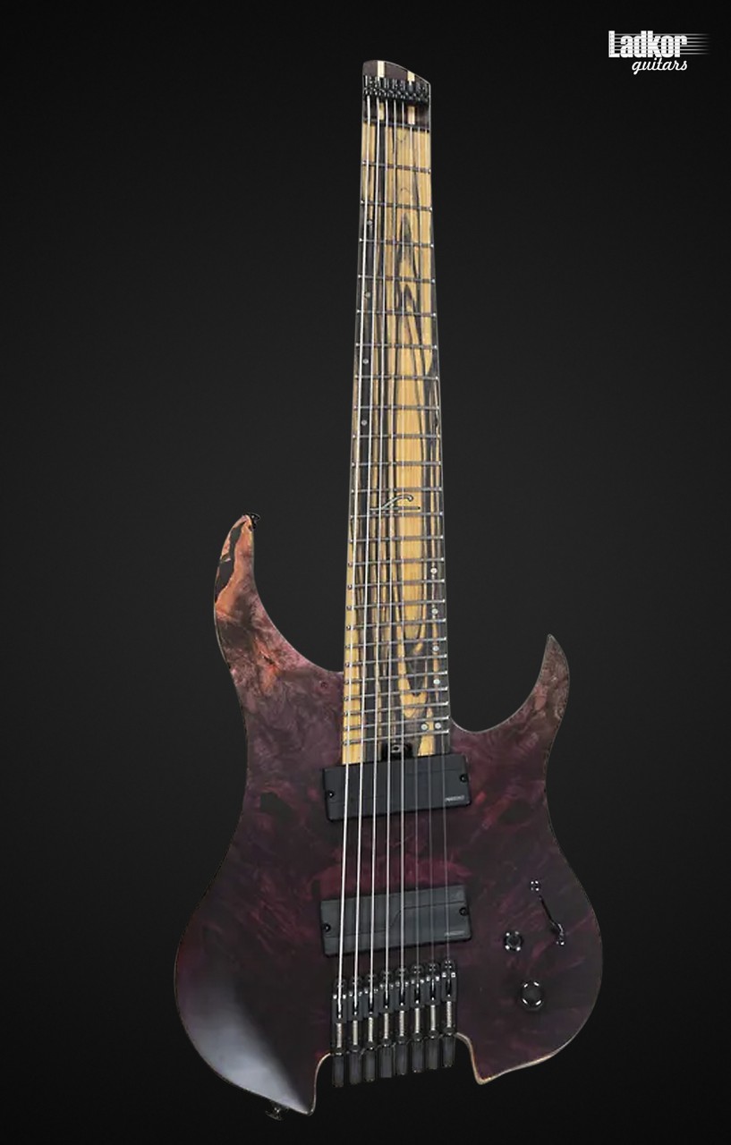 Legator G8FX Ruby Ghost Headless Fanned Fret Multi Scale 8 String