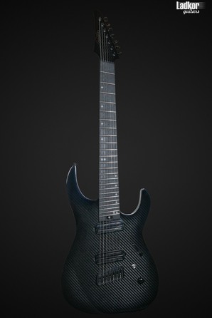 Legator Ninja N7CF Black Carbon Fiber Fanned Fret Multi Scale 7 String