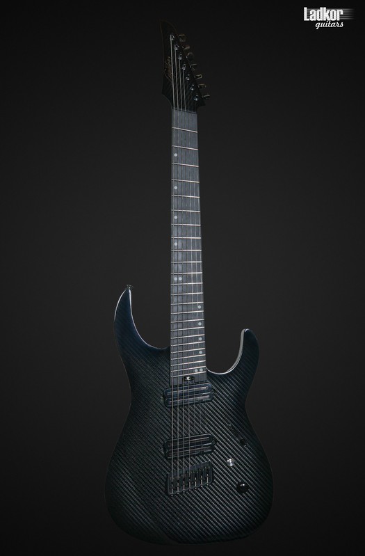 Legator Ninja N7CF Black Carbon Fiber Fanned Fret Multi Scale 7 String