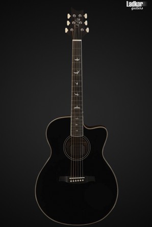 PRS SE A20E Black Top Gloss Top with Vintage Mahogany Satin Back & Sides Angelus Acoustic Electric Guitar
