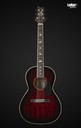 PRS SE P20E Fire Red Burst Gloss Top with Satin Back & Sides Parlor Acoustic Electric Guitar