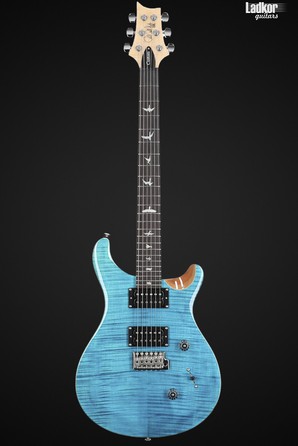 PRS SE Custom 24 Blue Matteo Natural Back Limited Edition