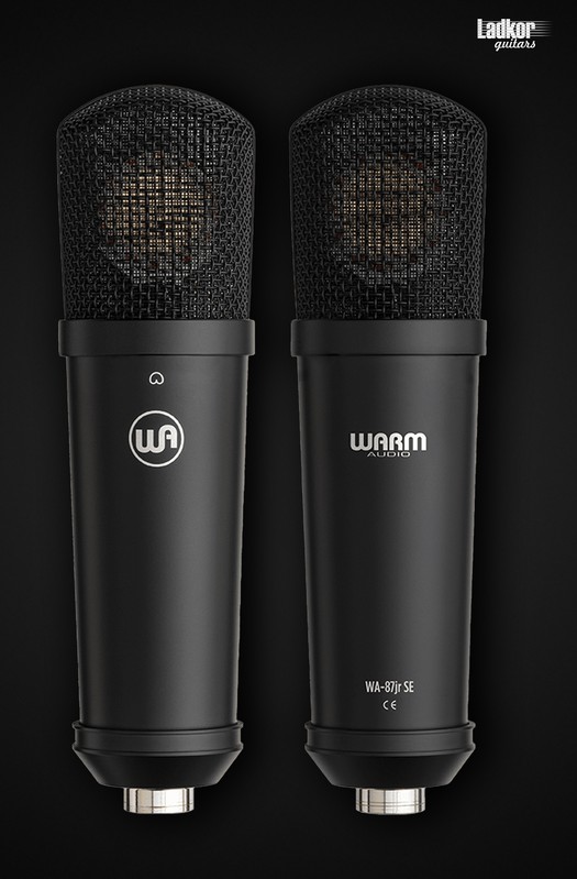Warm Audio WA-87jr SE Black Large-Diaphragm Cardioid FET Transformerless Condenser Microphone