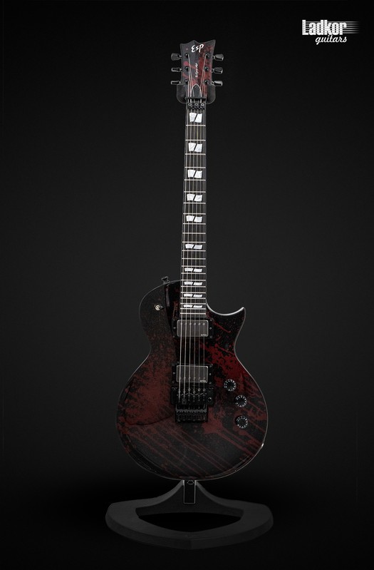 ESP USA Eclipse FR Blood Splatter Black EMG