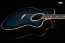 PRS SE A60E Cobalt Blue Burst Ziricote Angelus Acoustic Electric Guitar