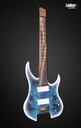 Legator G7FOD Arctic Blue Ghost Headless Fanned Fret MultiScale 7 String Fishman Fluence Overdrive Series Palemoon Ebony