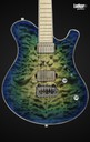 Mayones Legend 6 V22 Trans Aquamarine 2 Tone Burst Quilted Maple 4A Birdseye Maple