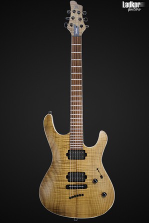 Mayones Setius 6 Trans Natural Satin Flamed Maple Sapele T-NAT-S T.E.W.