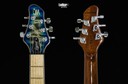Mayones Legend 6 V22 Trans Aquamarine 2 Tone Burst Quilted Maple 4A Birdseye Maple