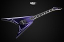 ESP LTD Alexi Hexed Purple Fade w/ Pinstripes