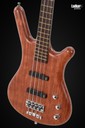 Warwick Teambuilt Pro Series Corvette Bubinga, 4-String, A/A (Natural Transparent Satin)