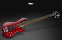 Warwick RockBass Streamer Standard, 4-String (Burgundy Red Transparent Satin)