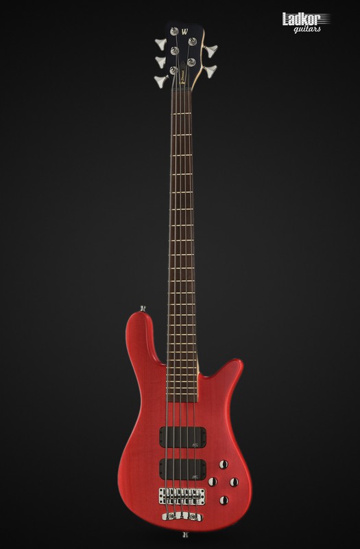 Warwick RockBass Streamer Standard, 5-String Burgundy Red Transparent Satin