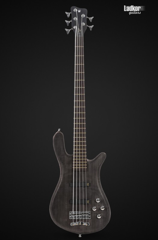 Warwick Teambuilt Pro Series Streamer LX, 5-String Nirvana Black Transparent Satin