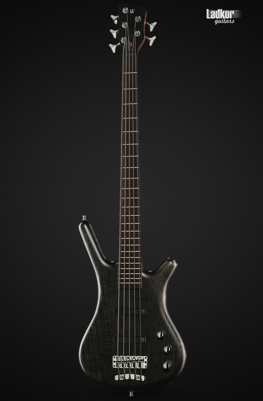 Warwick Teambuilt Pro Series Corvette Ash, 5-String, A/A, Nirvana Black Transparent Satin