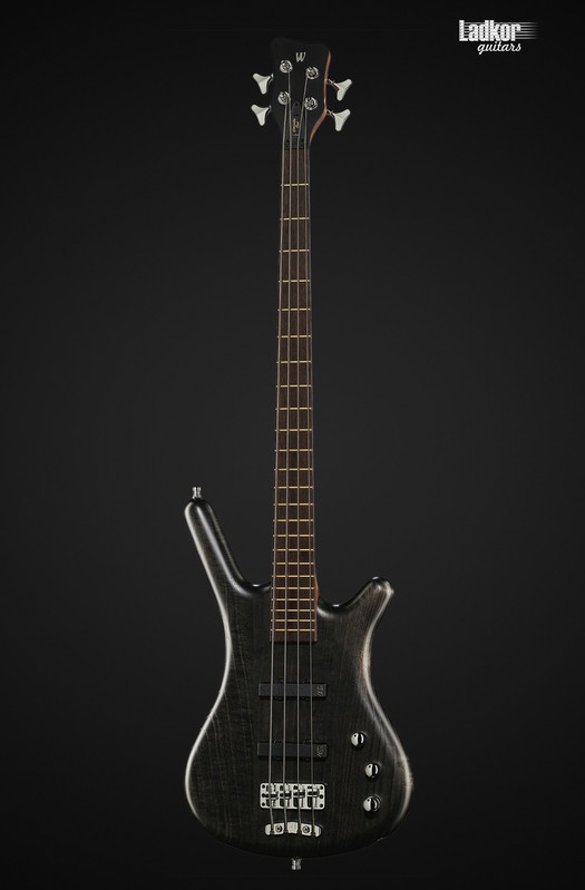 Warwick Teambuilt Pro Series Corvette Ash, 4-String A/A Nirvana Black Transparent Satin