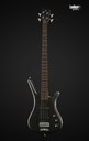 Warwick Teambuilt Pro Series Corvette Ash, 4-String A/A Nirvana Black Transparent Satin