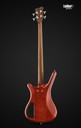 Warwick Teambuilt Pro Series Corvette Ash, 4-String A/A Burgundy Red Transparent Satin