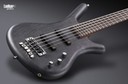 Warwick Teambuilt Pro Series Corvette Ash, 5-String, A/A, Nirvana Black Transparent Satin