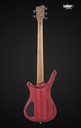 Warwick Teambuilt Pro Series Corvette Ash, 5-String, A/A, Burgundy Red Transparent Satin