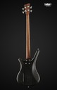 Warwick Teambuilt Pro Series Corvette Ash, 4-String A/A Nirvana Black Transparent Satin