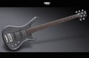 Warwick Teambuilt Pro Series Corvette Ash, 5-String, A/A, Nirvana Black Transparent Satin