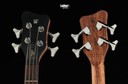 Warwick Teambuilt Pro Series Corvette Ash, 4-String A/A Burgundy Red Transparent Satin