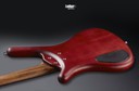 Warwick Teambuilt Pro Series Corvette Ash, 4-String A/A Burgundy Red Transparent Satin