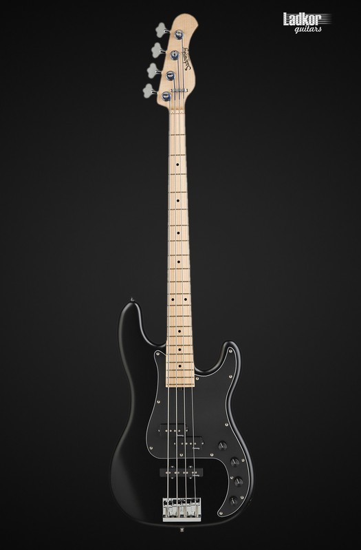 Sadowsky MetroLine 21-Fret Hybrid P/J Ash Solid Black Satin 4 String Bass