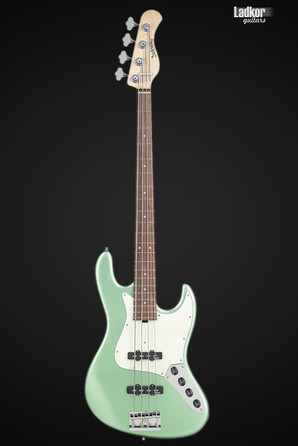 Sadowsky MetroLine 21-Fret Vintage J/J Alder Solid Sage Green Metallic Satin 4 String Bass