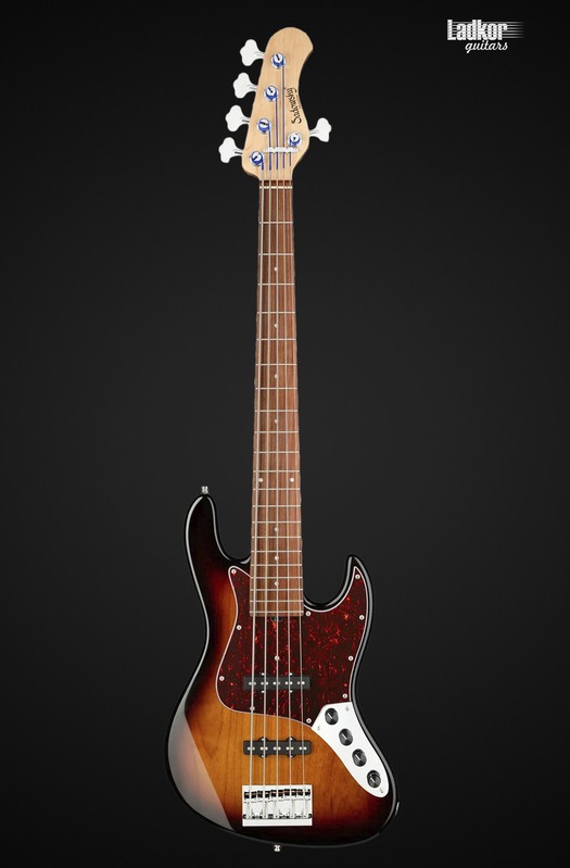 Sadowsky MetroLine 21-Fret Vintage J/J Alder '59 Burst Transparent High Polish 5 String Bass