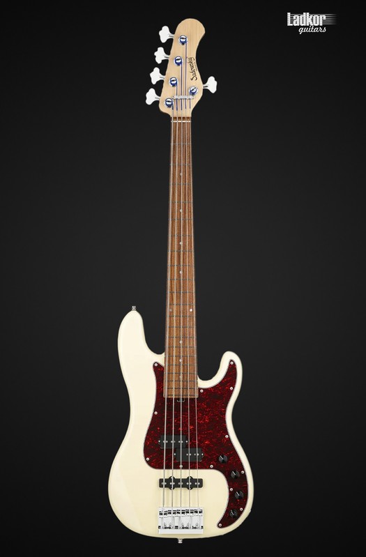 Sadowsky MetroLine 21-Fret Hybrid P/J Alder Solid Olympic White High Polish 5 String Bass