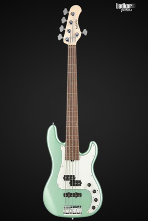 Sadowsky MetroLine 21-Fret Hybrid P/J Alder Solid Sage Green Metallic Satin 5 String Bass