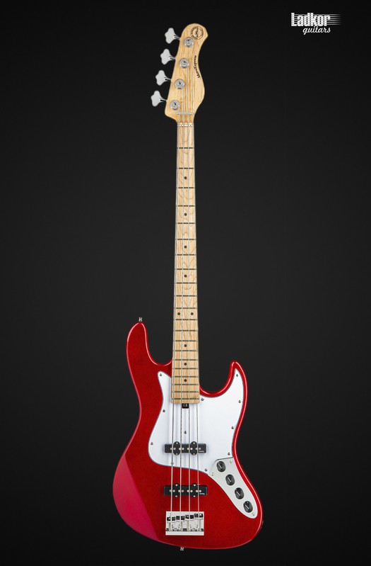 Sadowsky MetroExpress 21-Fret Vintage J/J Maple Candy Apple Red Metallic 4 String Bass